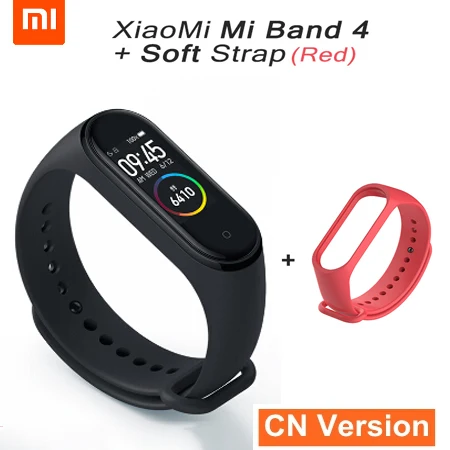 Package 13 Xiaomi mi смарт-браслет 4, полноцветный экран, mi Band 4 mi 4, смарт-браслет, фитнес-браслет, Bluetooth, водонепроницаемый смарт-браслет - Цвет: Package 13