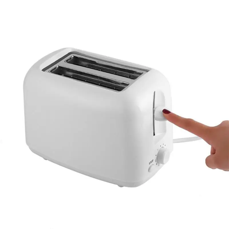 Автоматический Электрический пищевой легкий тостер для хлеба с 2 ломтиками Экстра Широкий Y98B