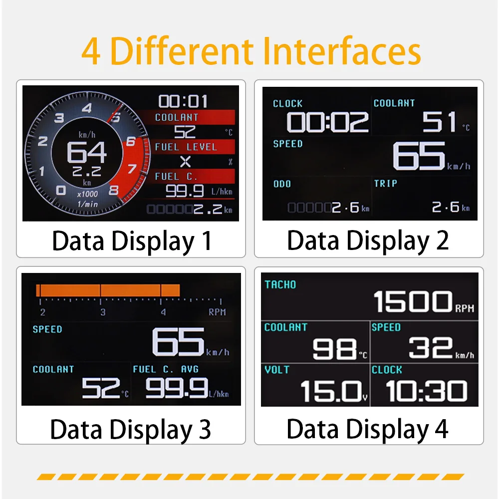 Vjoycar-X1 ֽ OBD2 HUD  , ٱ   ڵ ǻ ڵ ÷ ð/ µ ͺ νƮ