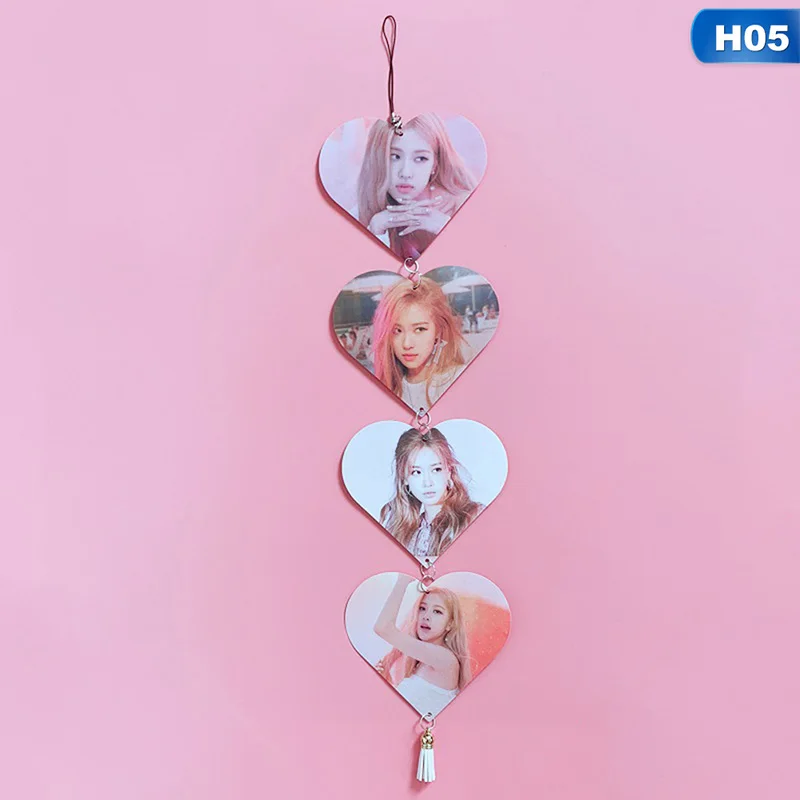 Горячая Новая мода 1 шт. blackblackpink сердце бирка фото самодельная бумага Lomo карта фото карта двухсторонняя фото карта