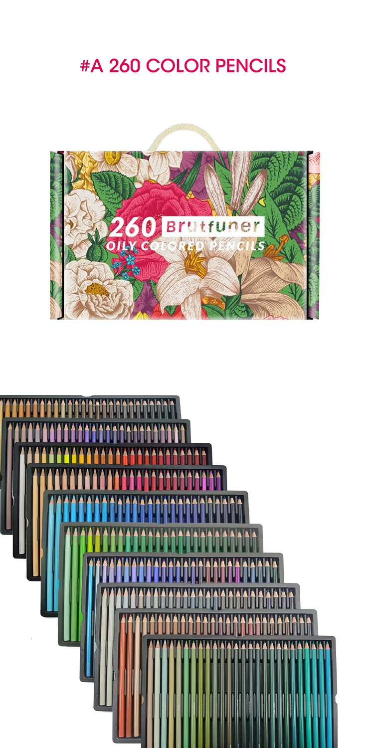 Brutfuner 520 Colors Professional Oil Colored Pencil Wooden Soft 260 Color Colour Pencil School Draw Sketch Art Supplies Andstal Colored Pencils Aliexpress Brutfuner 520 Colors Professional Oil Colored Pencil Wooden Soft 260 Color Colour Pencil School Draw Sketch Art Supplies Andstal Colored Pencils Aliexpress