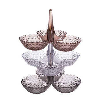 

Plastic Cake Stand Birthday Party Decor Afternoon Tea Wedding Plates Party Tableware Dessert Vegetable Storage Rack