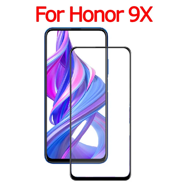 Передняя+задняя стекло Huawei Honor 9 x Pro закаленное стекло на Honor 9 защитное стекло на Honor 9 Lite стекло хонор 9 лайт стекло хуавей хонор 9 защитная пленка хонор 9х стекло на хонор 9икс про стекло Honor 9x glass - Цвет: Honor 9X Glass