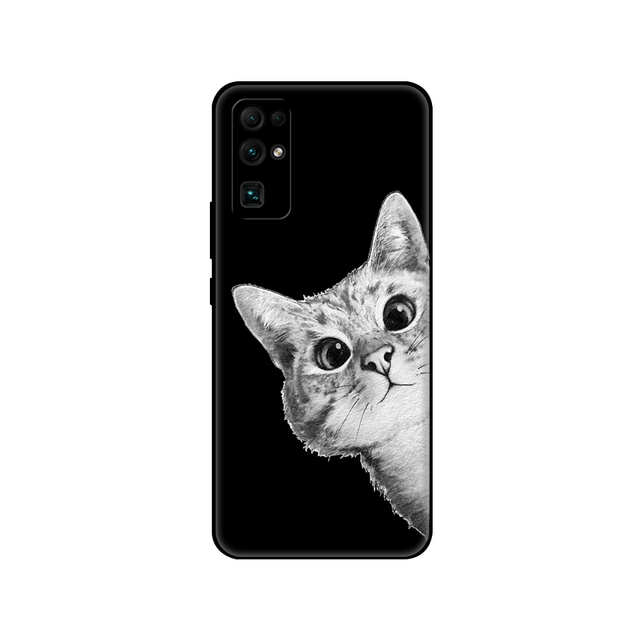 HONOR 30 Case 6.53 inch BMH-AN10 Soft Silicon TPU Back for Honor 30 Pro Plus Cover honor 30 Premium Bumper black tpu case