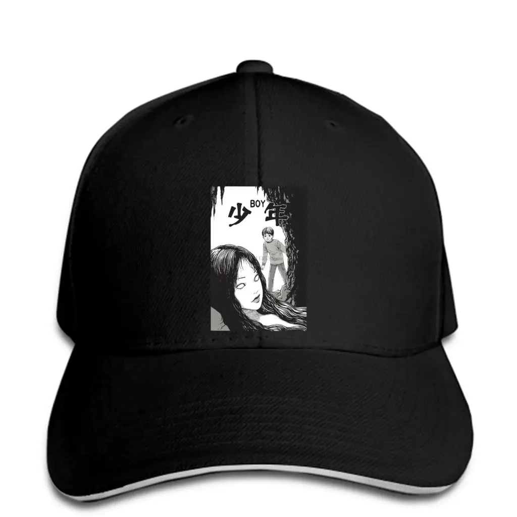 Junji Ito, Мужская Бейсболка, Tomie, японская, Kago, манга, ужас, Tomie, Harajuku, потрясающая бейсбольная кепка, бейсболка, остроконечная Кепка