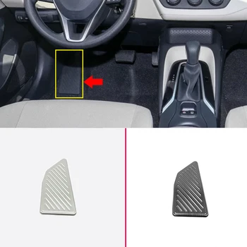 

For Toyota corolla E210 2019 2020 Stainless steel internal Car Rest Pedal Decoration Cover Trim Car styling accessories 1pcs