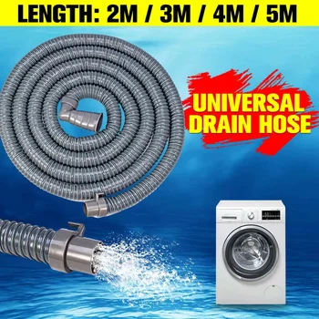 

2/3/4/5M Universal PVC Washing Machine Drain Hose Sink Dishwasher Drain Hose Length Extension Pipes Flexible Plumbing Hoses