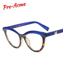 Pro Acme женские брови оправа для очков в стиле кошачьи глаза женские брендовые дизайнерские оптические очки модные компьютерные прозрачные очки PC1283