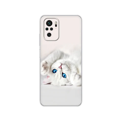 Xiaomi Redmi Note 10 10S Case 4G 5G Silicon Soft Tpu Back On Redmi Note 10 Pro Global Phone Cover Note10 S Bumper Etui Funda