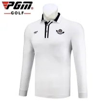 Мужская одежда для гольфа, модный осенний Топ, футболка с длинным рукавом, настраиваемый костюм для соревнований с мячом, ветрозащитная теплая белая M-XXL