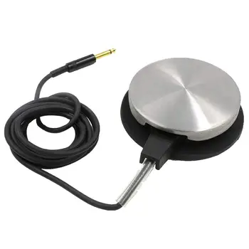 

Stainless Tattoo Foot Pedal 360 Degree Access Round Heavy Duty Tattoo Pedal Switch with 6.5ft Silicon Soft Cord for Tattoo Power