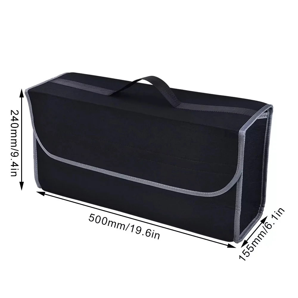 Large Car Storage Box Trunk Storage Bag Car Storage Box Felt Foldable