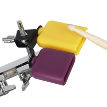 Оранжевые и фиолетовые пластиковые латинские ударные барабаны, колокольчики для спортивных игр, инструменты для игры на ура, свадебные ударные барабаны