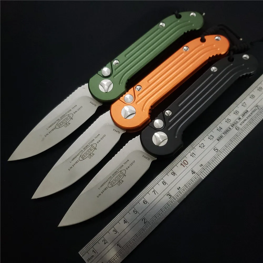 

Gryan Store Miro-STC Fixed Knives D2 Blade Alumnium Handle Outdoor Tactical Camping Survival Pocket Knife Utility EDC Tools