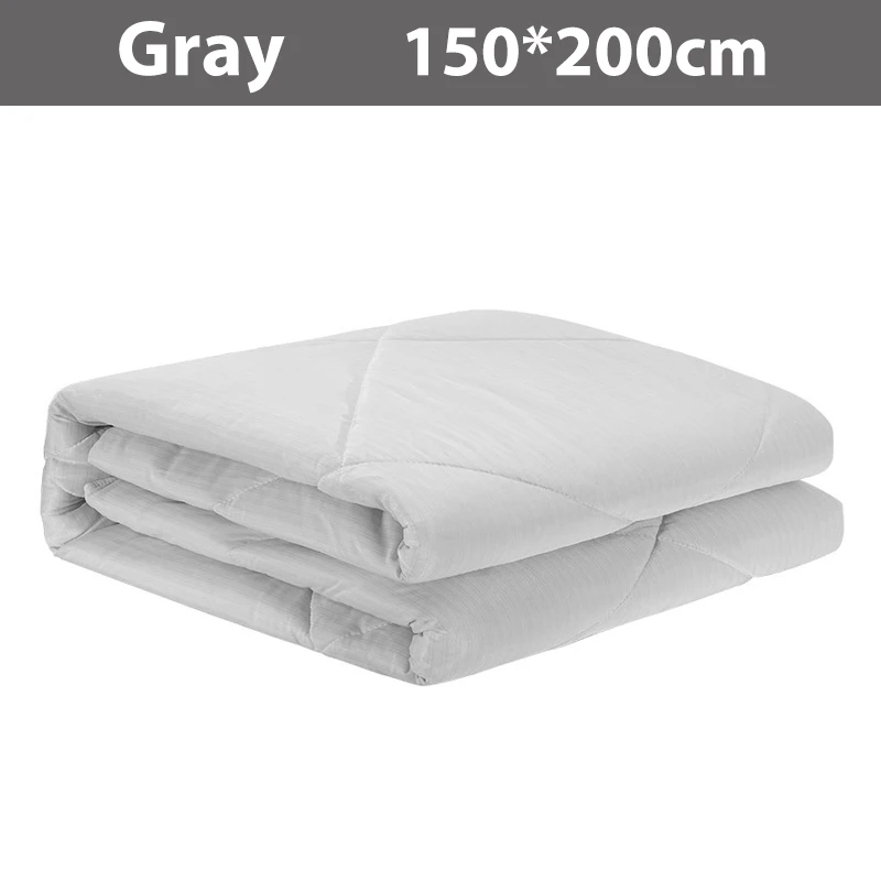 Gray 150-200 Xiaomi 8H антибактериальное прохладное тонкое одеяло дышащее сухое бактериостатическое постельное белье одеяло для взрослых детей летний дом - Цвет: Gray 150-200