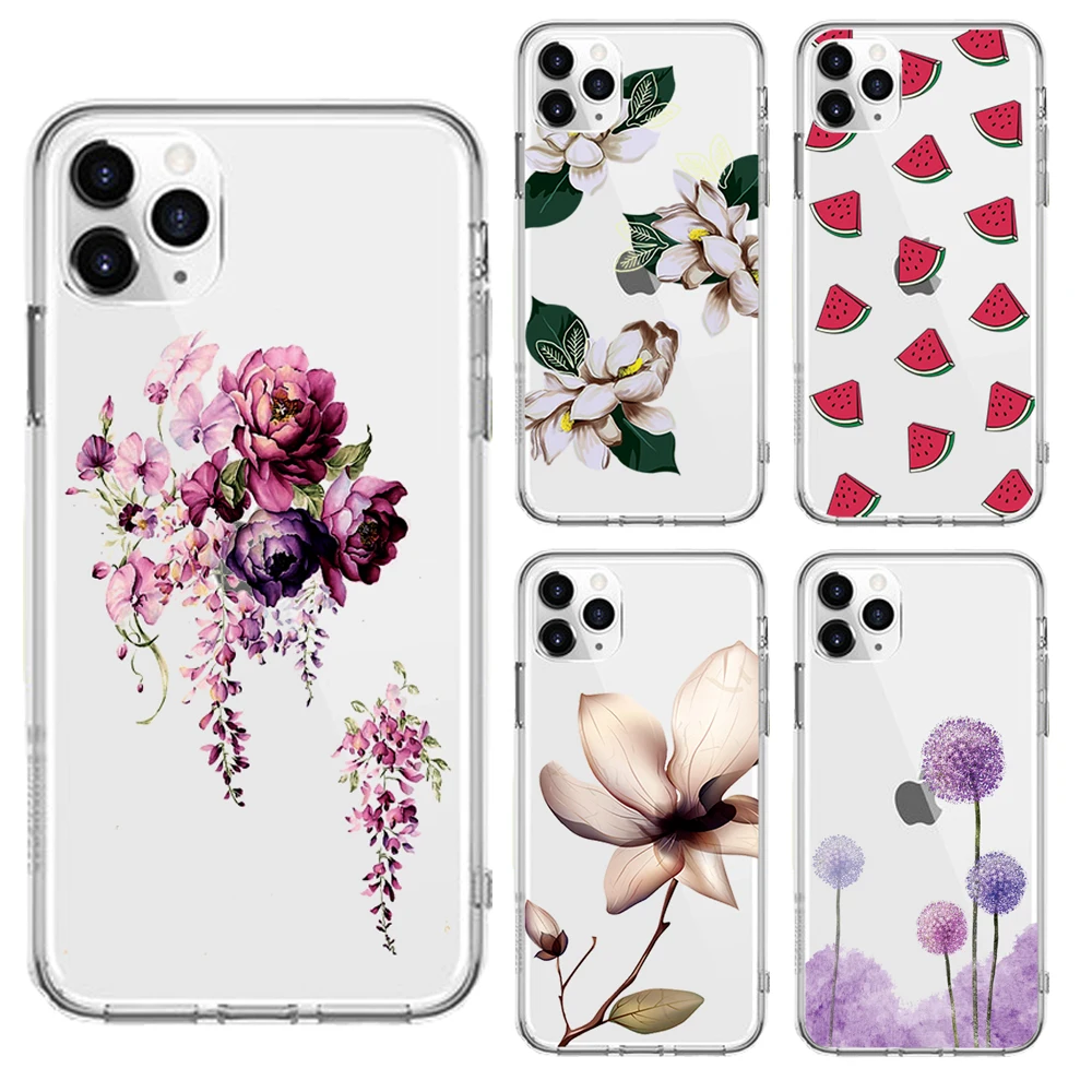 Чехол для iPhone 11 мягкий чехол из ТПУ 8 7 6s Plus X XS 11Pro Max XR фотография (2020) чехлы телефона