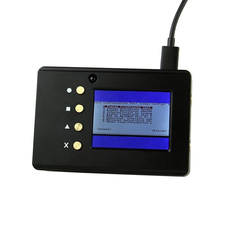 Алюминиевый корпус чехол для Raspberry Pi DIY Kit с 2,2 дюймовым высоким PPI TFT ЖК-экраном Комплект для Raspberry Pi 2 Модель B/B+/Pi