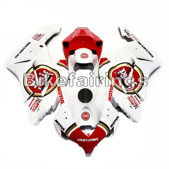 

ABS Plastic Full Fairings For Honda CBR1000RR 2004 2005 CBR 1000 RR 04 05 Injection Motorcycle Bodywork Lucky Strike Red White