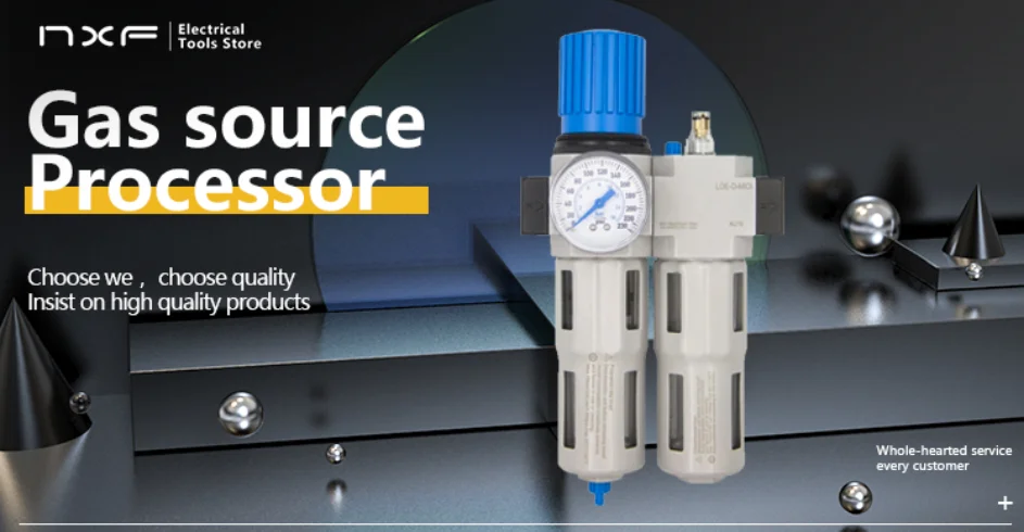 Description Picture 2 of itemPressure reducing valve FESTO type air compressor pressure regulating valve 1.6Mpa regulating valve HR-1 / 4-mini