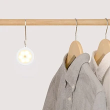 6 светодиодов инфракрасный датчик движения Ночной светильник диаметром 80 мм беспроводной детектор светильник Автоматическое включение/выключение лампа Защита глаз лампа