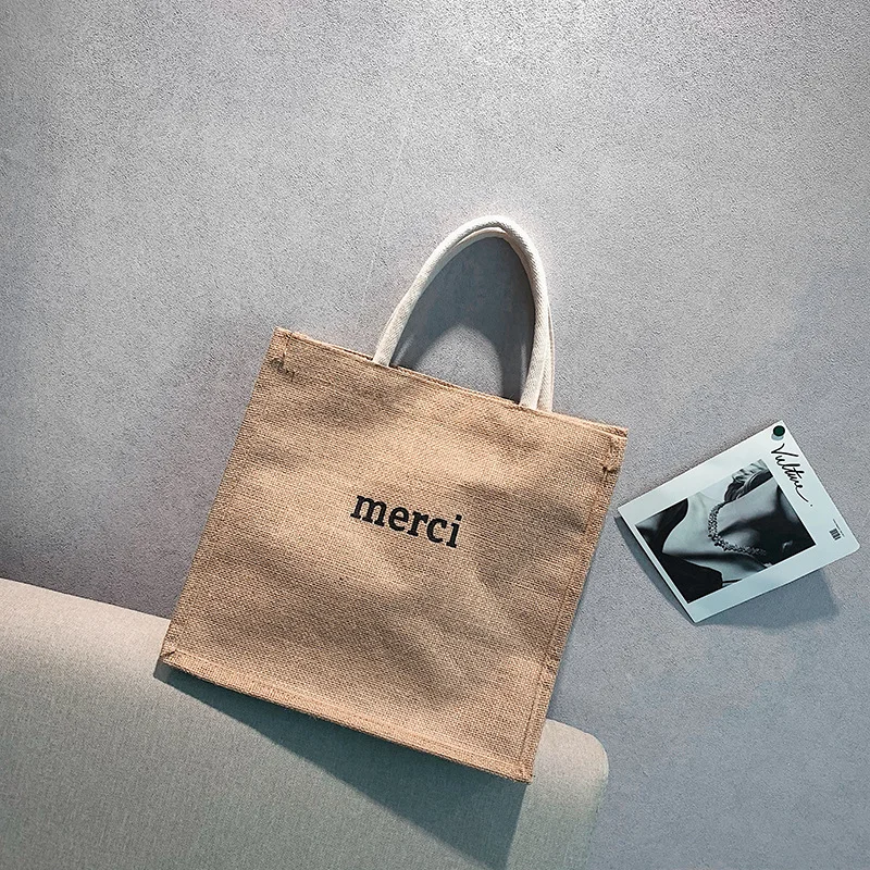 

New 2020 handbags Straw Tote Women's Bag Large Capacity Soft Flax Summer Beach Simple Style Designer Handmade Fashion Bags