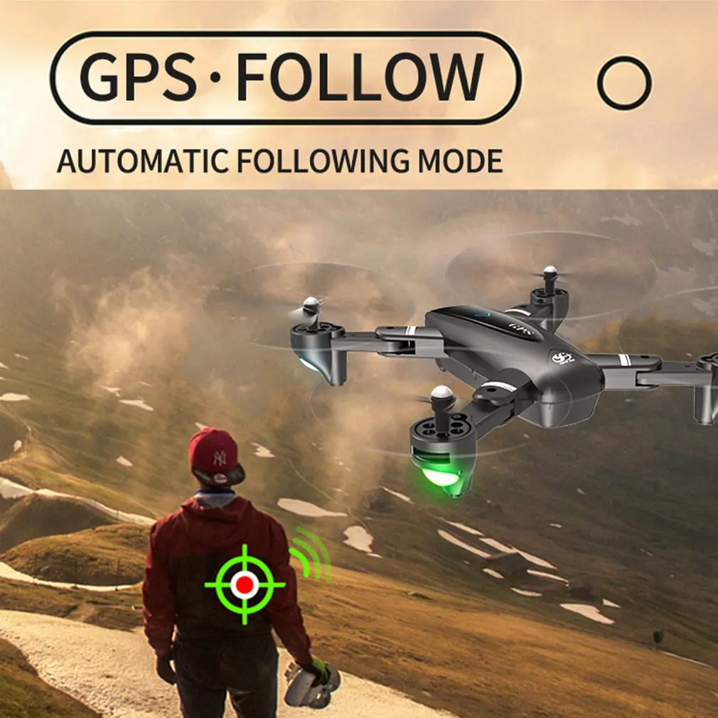 S167 2,4G/5G WI-FI gps FPV Дрон с 720 P/1080 P HD Камера gps позиционирования Складная RC Quadcopter RTF RC Дроны с 1/2/3 батарейки
