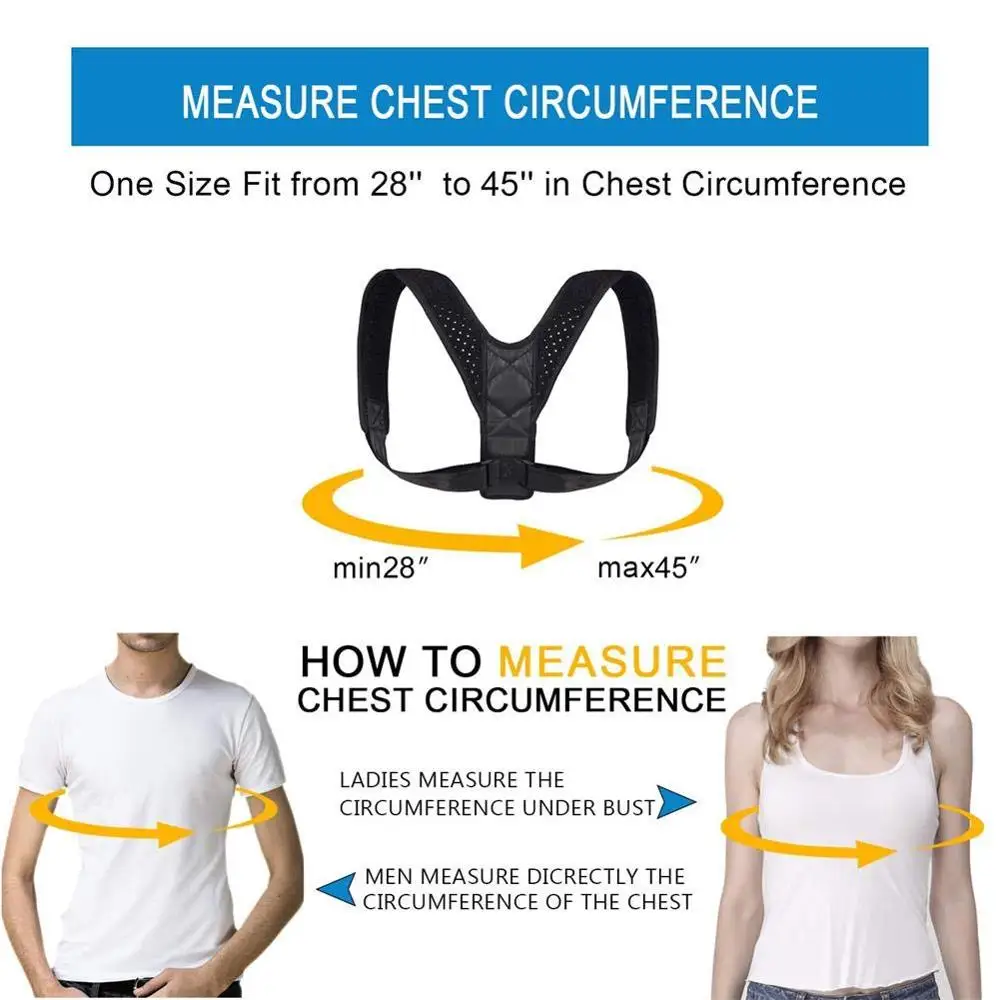 Back Posture Corrector For Men And Women Postura Corset For Back Pain Faja Hombre Orthopedic Belt Royal Posture Corrector