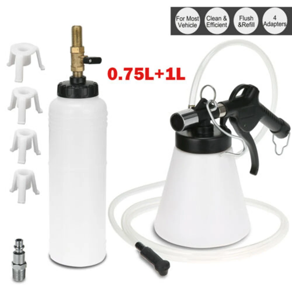 1.75L портативный автомобильный пневматический насос тормозной жидкости Bleeder Kit