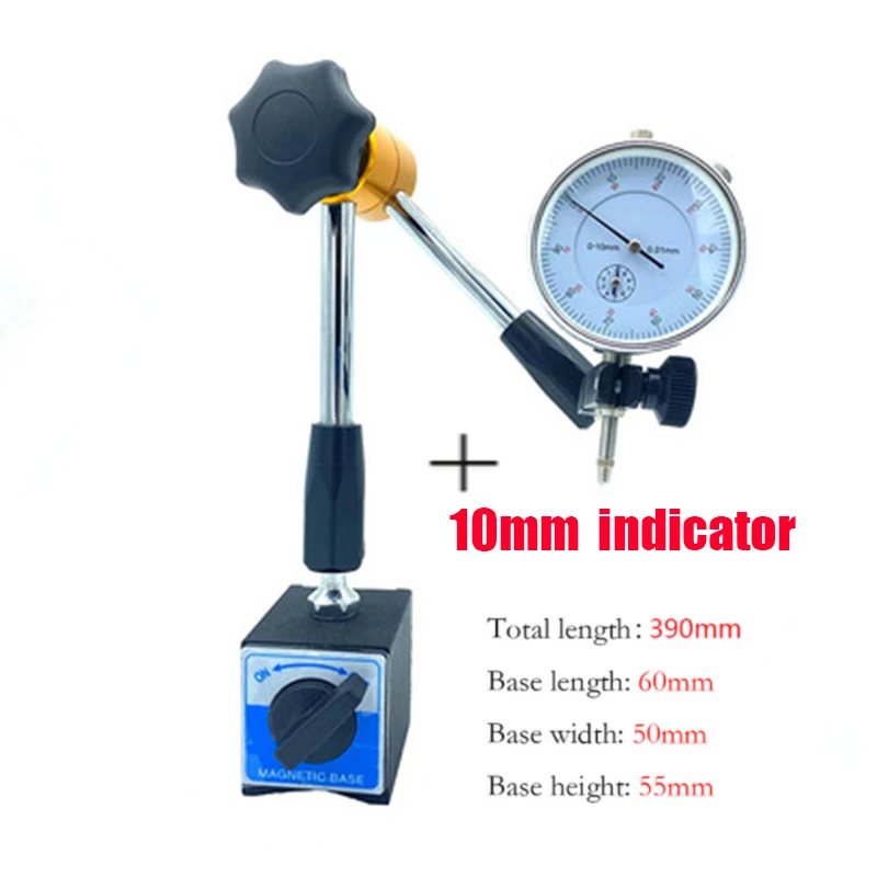 Dial Indicator Magnetic Holder Stand Base Micrometer Measuring Tool,dial indicator gauge,dial indicator holder,dial indicator