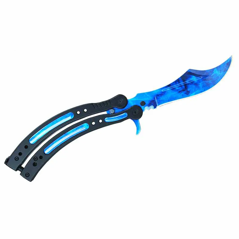 

Car Sticker for CSGO Sapphire Butterfly Knife and DIY Sticker Anime Waterproof Camper JDM Decor PVC Decals,17cm*5cm