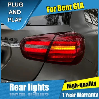 

Car Styling LED Tail Lamp for Benz GLA Tail Lights 2018-2020 for GLA Rear Light DRL+Turn Signal+Brake+Reverse LED light
