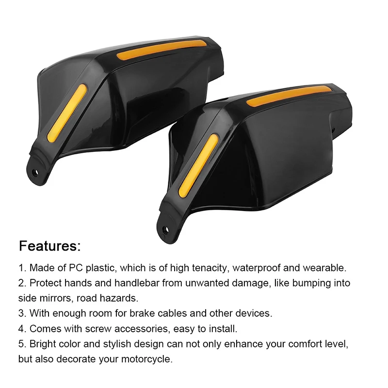 Защита для рук мотоцикла, защита для рук, защита от ветра, для мотоцикла, для мотокросса, универсальный протектор, модификация, защитное снаряжение, черный, Новинка