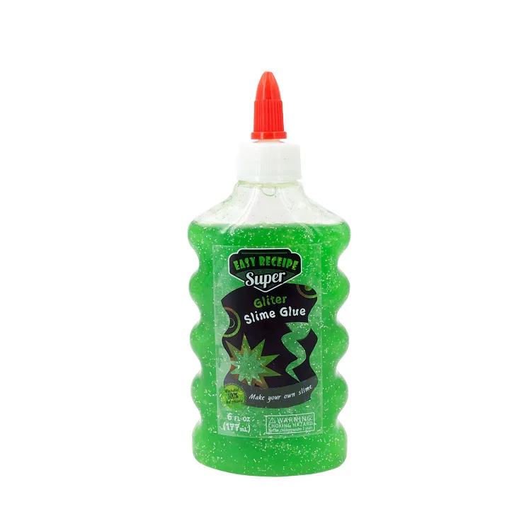 Diy Slyme набор Интеллект игрушка DIY блеск SLIME комплект - Цвет: green