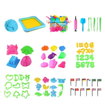 

2019 HOT Sand Boy Children'S Toys 3-6 Years Old Color Mud Space Sand Safety Sand Large Gift Plastic Castle System