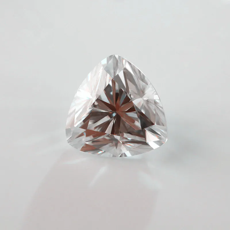Lab Created Gemstones Moissanite VVS 3ex Cut 4Carat 10 mm D Color Trillion For Customized Jewelry Bracelet Earring Ring |