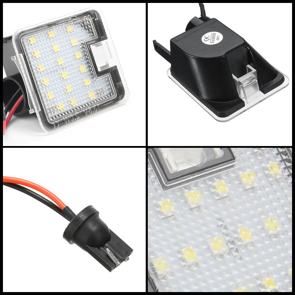 2x LED Under Side Mirror Puddle Light for Ford C-max Focus Kuga Escape Mondeo IV S-Max LED Courtesy light Super Bright