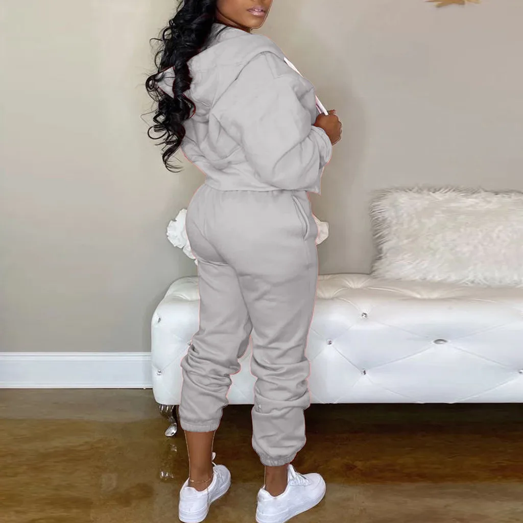 Женский костюм куртка и брюки спортивный женский однотонный свитшот на молнии с