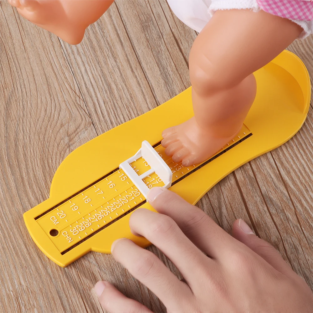 1 шт. Новое пластиковое устройство для измерения размера обуви для малышей, измерительный прибор, измерительный инструмент для ног, точное измерение, Детские аксессуары, регулируемые