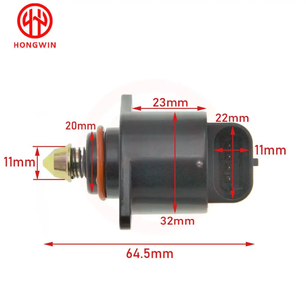 93744675,17059602,AC167,96434613 valvola di controllo aria minimo IAC per auto adatta a GM Buick Chevrolet Optra Lacetti Holden Viva 2004-2008 - immagine 3
