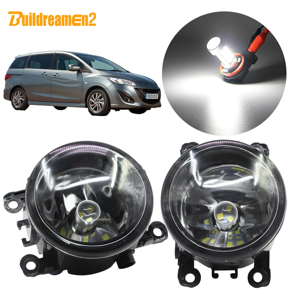 Buildreamen2 для Mazda MPV II (LW) автомобильный комплект противотумансветильник H11 абажур +