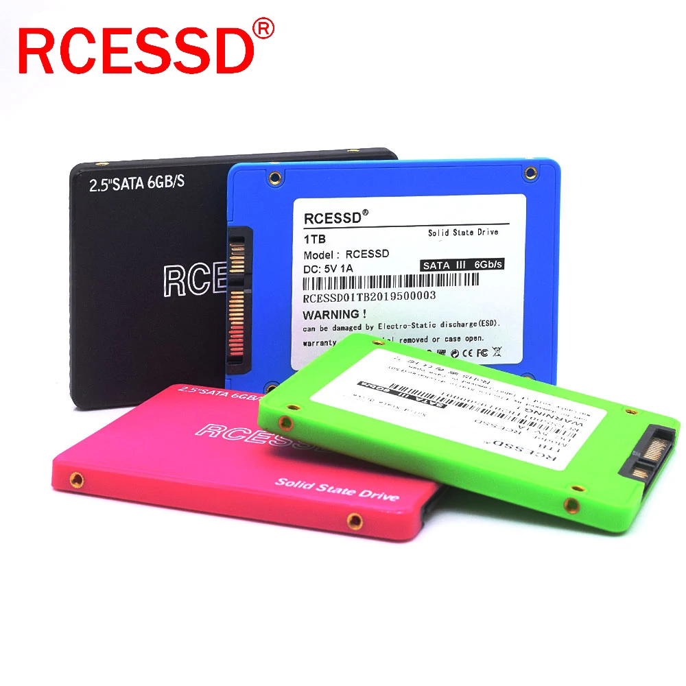 RCESSD SSD 1 ТБ 120gb 240 gb 480gb HDD 2 5 SATA SATAIII HD 512gb 256gb 128gb Внутренний твердотельный r настольный