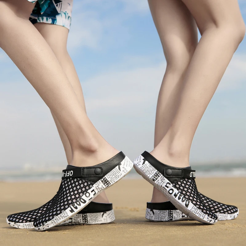 Оригинальные садовые Вьетнамки Водонепроницаемая Обувь для женщин и мужчин