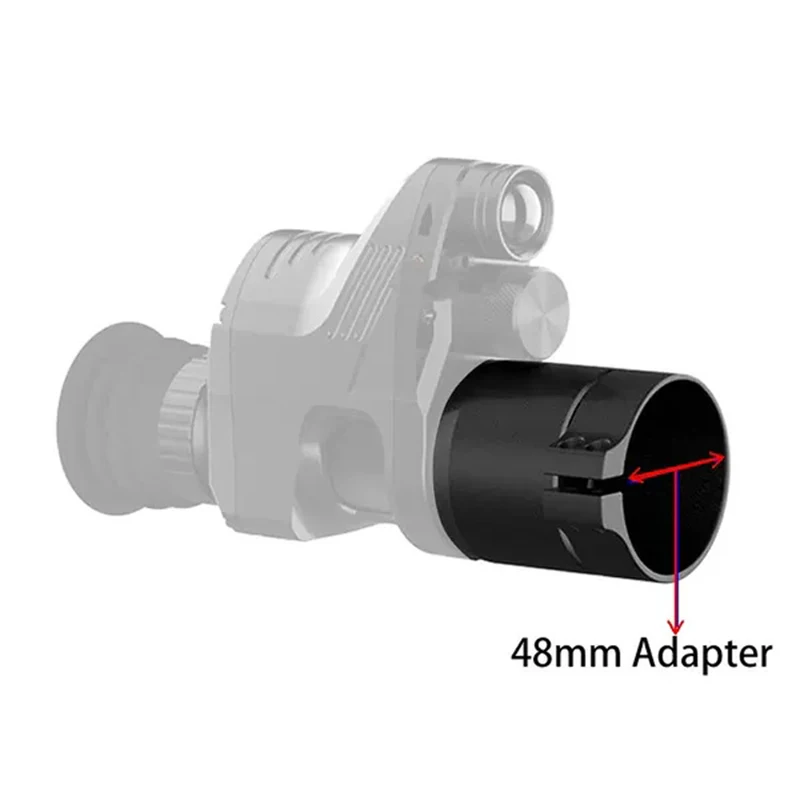 48mm adapter 42/45/48 мм 3-Размеры PARD NV007, режимом ночной съемки, g-сенсором и сфера Стандартный Соединительная муфта кольцо подходит для Диаметр не позднее, чем через 48 мм охотничье ружье-Сфера - Цвет: 48mm adapter