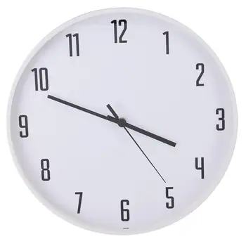 

14in Nordic Modern Style Wall Clock Living Room Mute Wall Clock Decoration White Clock Wall Decor