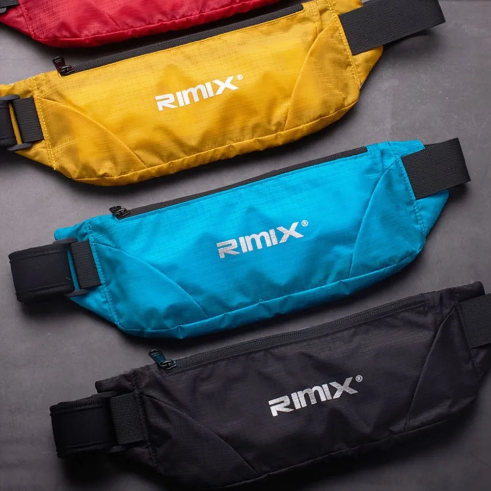 RIMIX водонепроницаемый ремень для бега, поясной карман, регулируемая поясная сумка для марафона, сумка для хранения для бега, велоспорта, фитнеса, спортзала, спорта