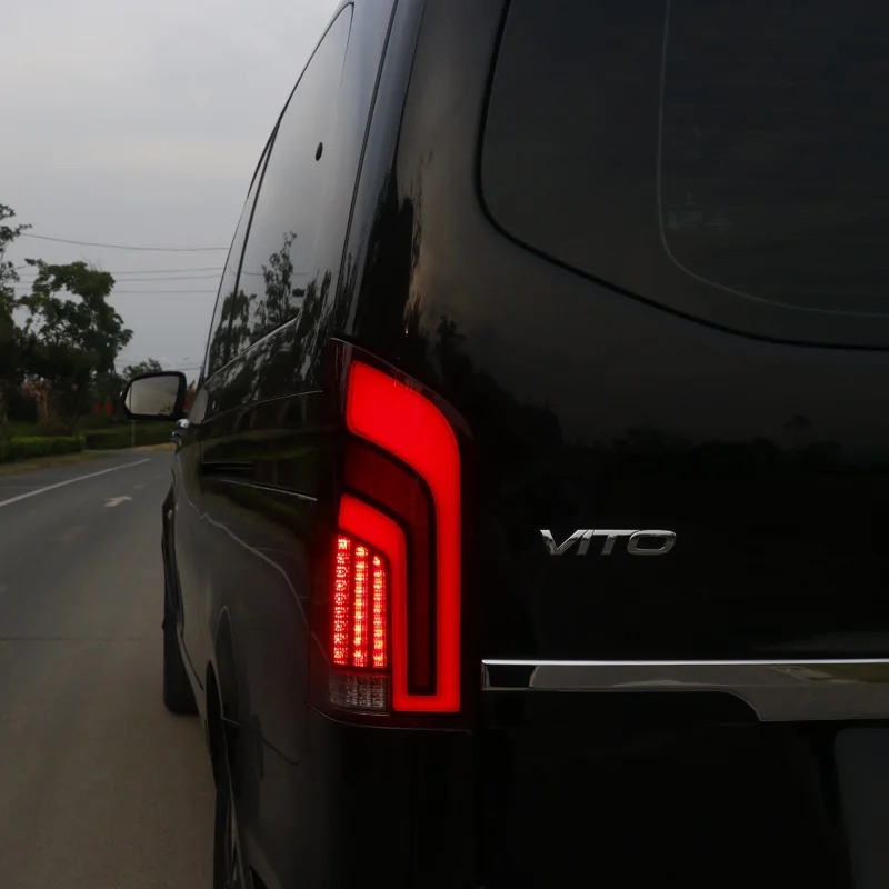 Car LED Taillights Tail Lamps For Mercedes Benz Vito V250 V260 2016 -2020 Reflector Lamp Backup Lamps Brake Light Rear Lights