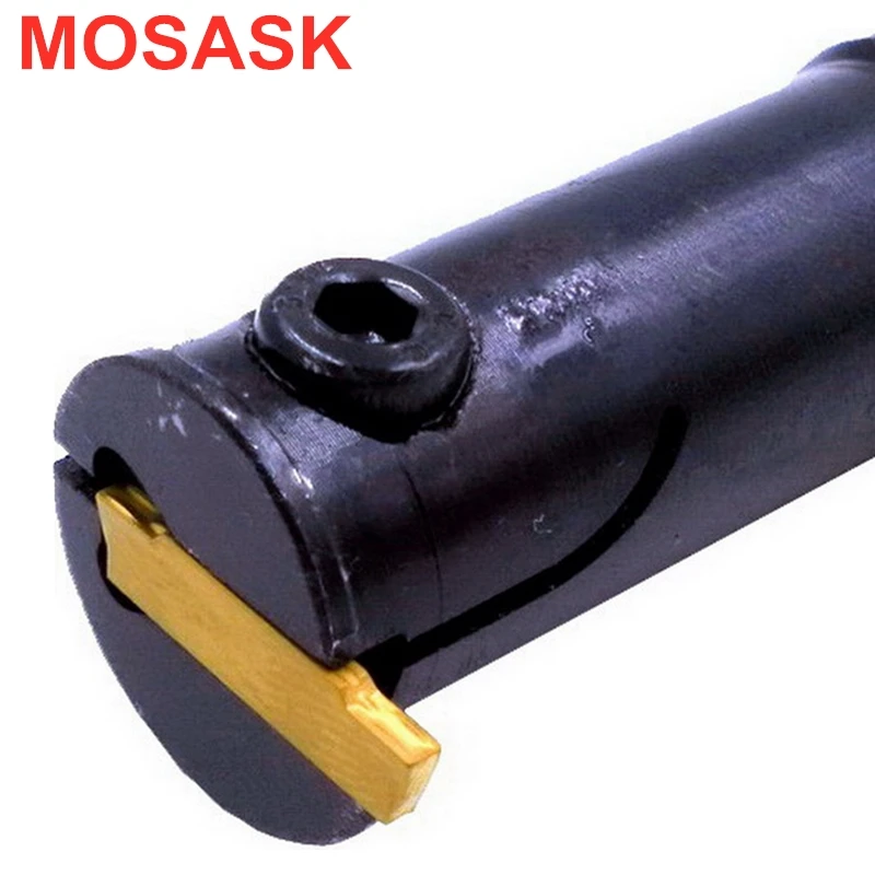 MOSASK MGIVR2016-1.5 Toolholders MGIVR Boring Bar CNC Lathe Arbor Machining Cutter Inner Hole Grooving Tool