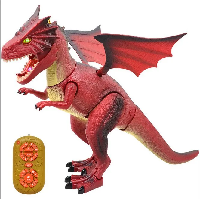 

Infrared Electric Remote Control Dinosaur Toy Intelligent Lighting Music Story Machine Large Size Will Walk Dinosaur
