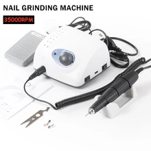 35000 об/мин Мощный 210 102L 65 Вт Электрический сверлильный станок для ногтей 210 модель наконечника маникюр педикюр сверло пилка оборудование для дизайна ногтей
