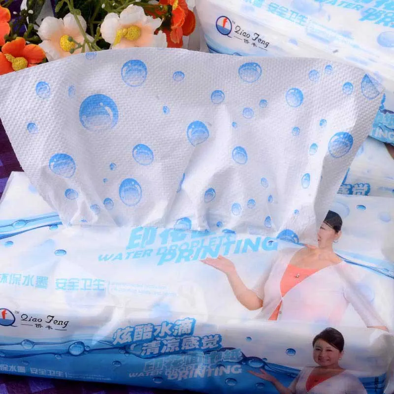 2 Pack Of Printing Paper Colored Facial Tissue 150 Household Paper Toilet Napkin Car